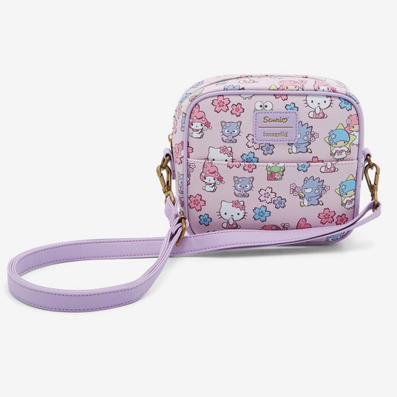 Loungefly Hello Kitty And Friends Cherry Blossom Crossbody Bag - Picture 1 of 4